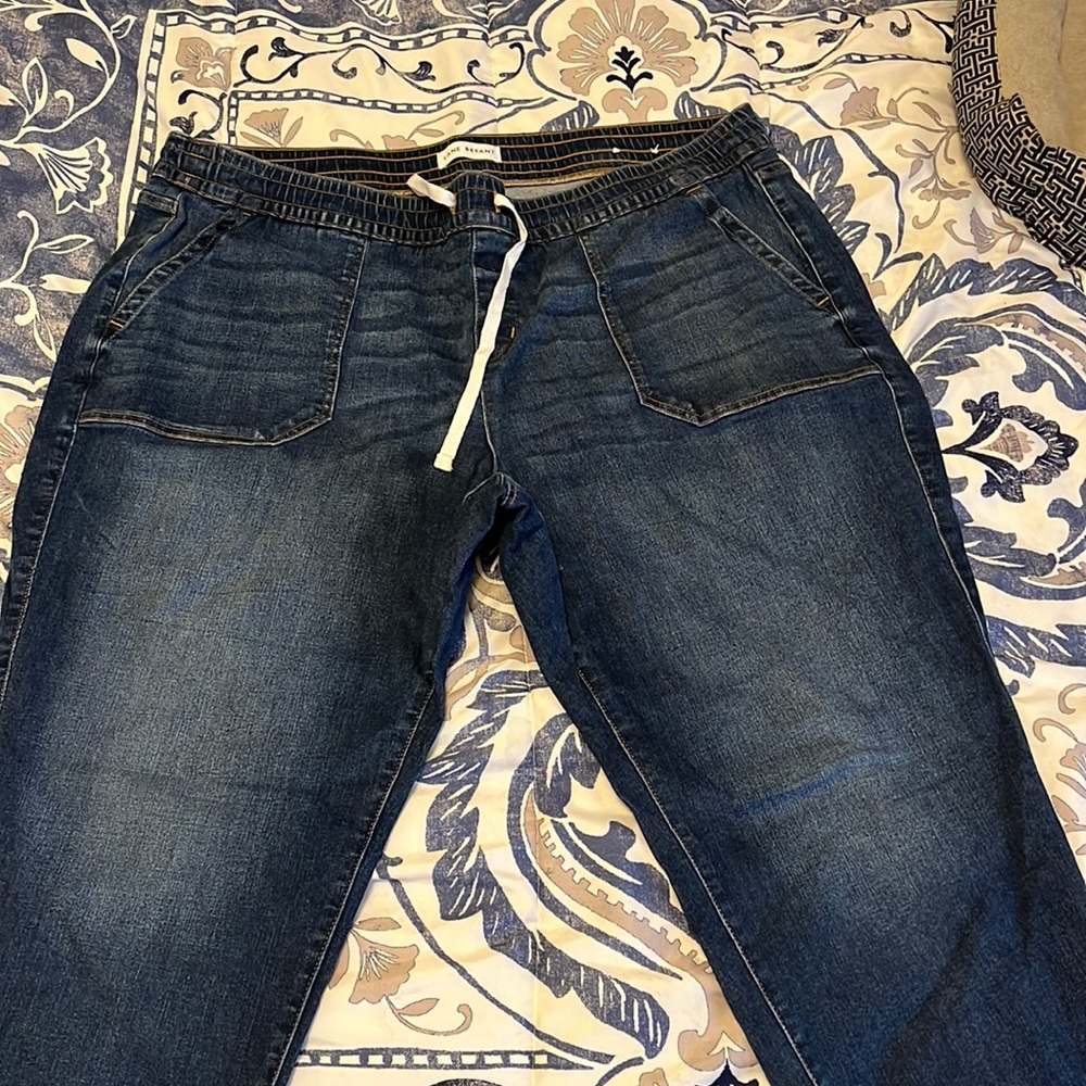 Lane Bryant denim joggers NWOT